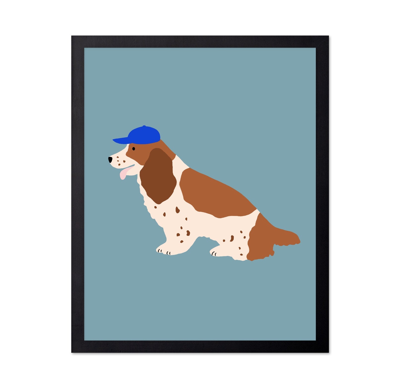 Cocker With Cap