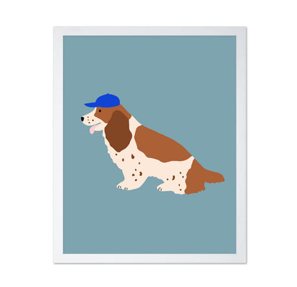 Cocker With Cap