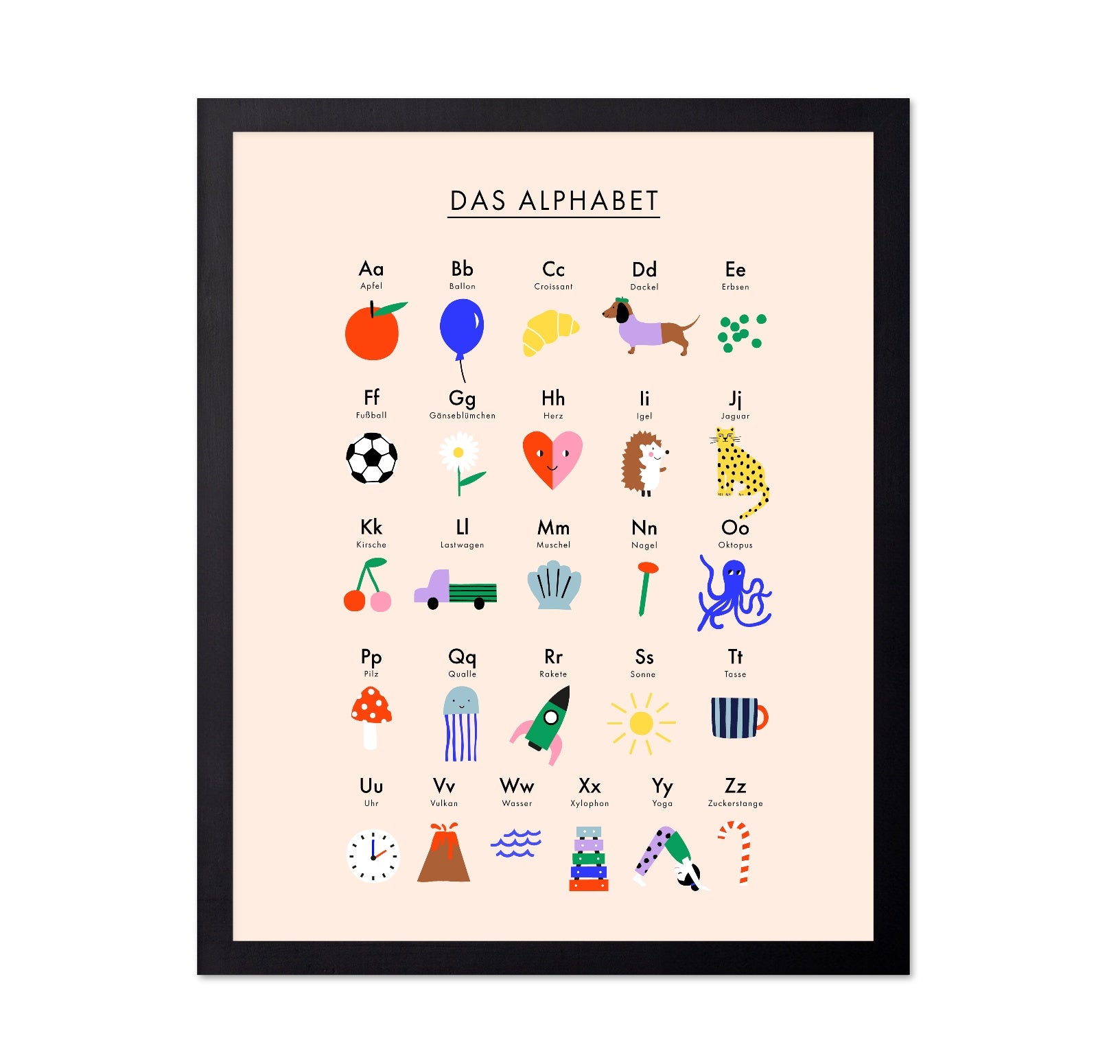 Alphabet Learning Chart