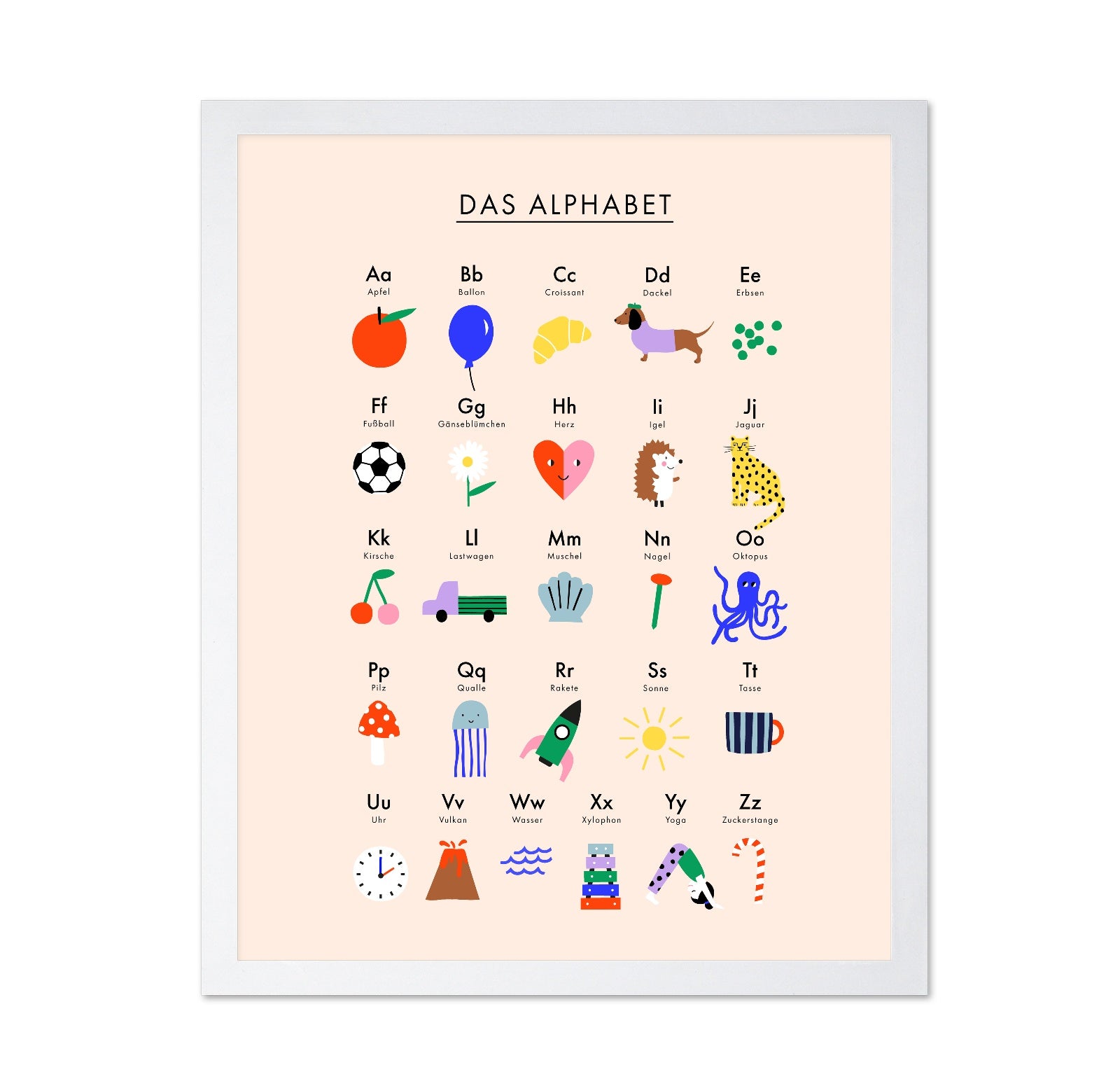Alphabet Learning Chart