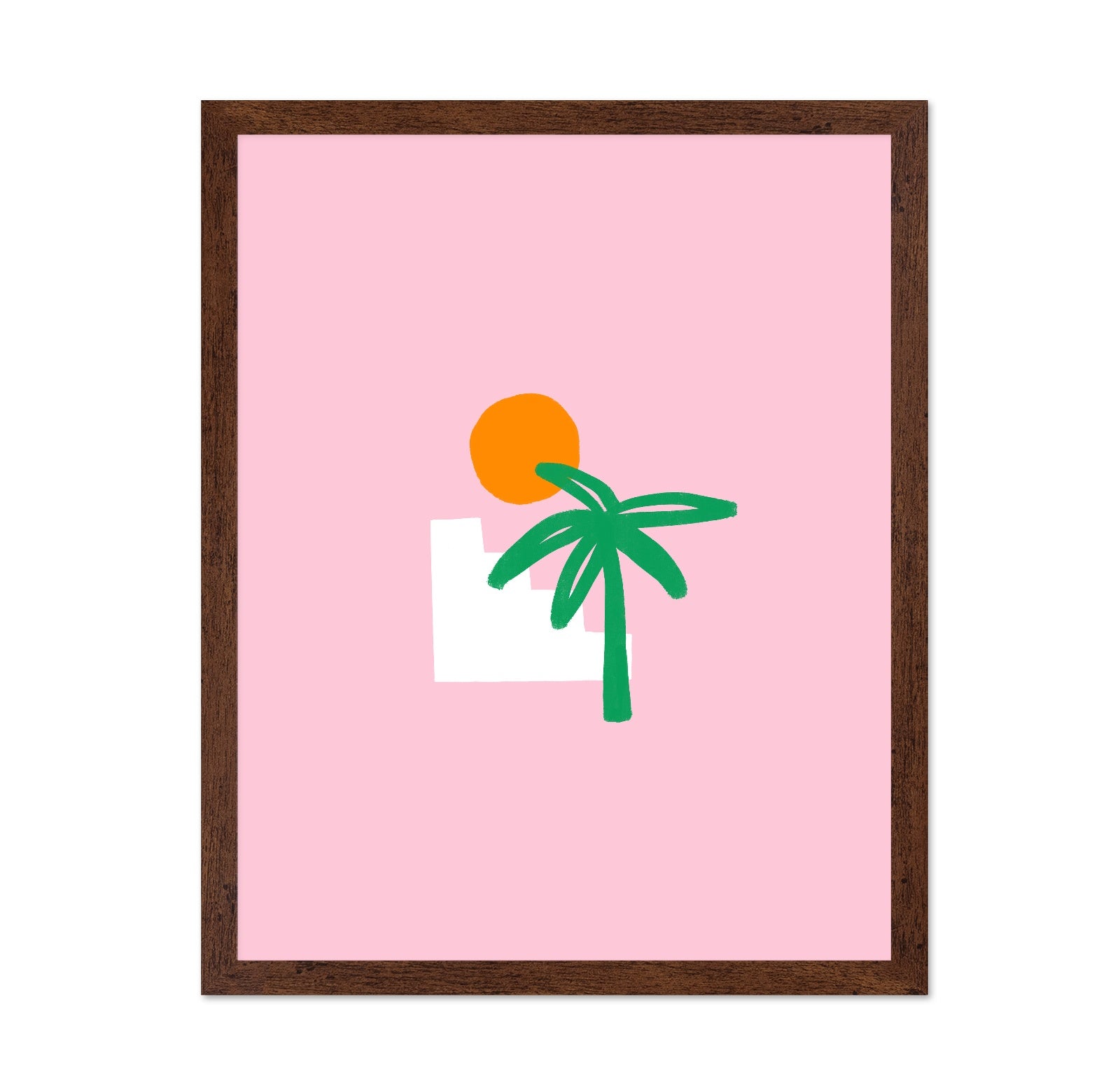 Tropical Palm Scene