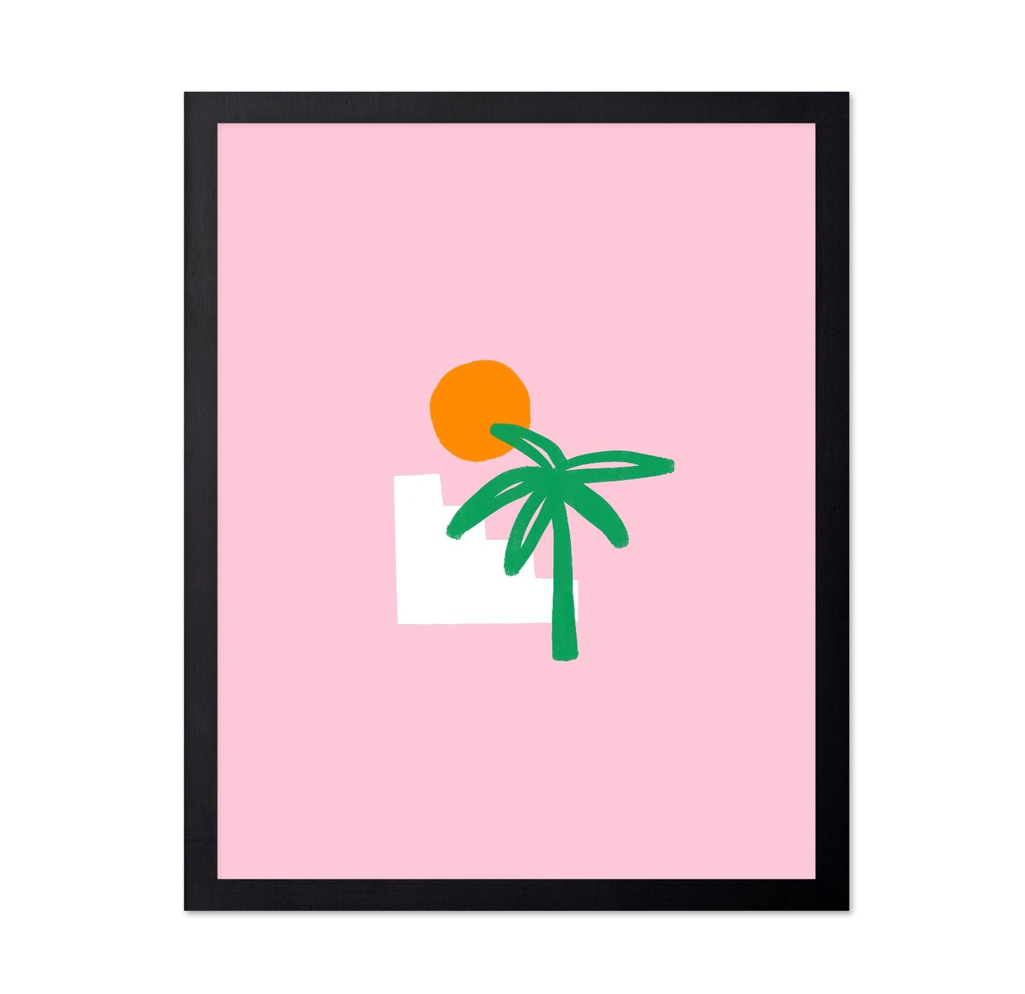 Tropical Palm Scene