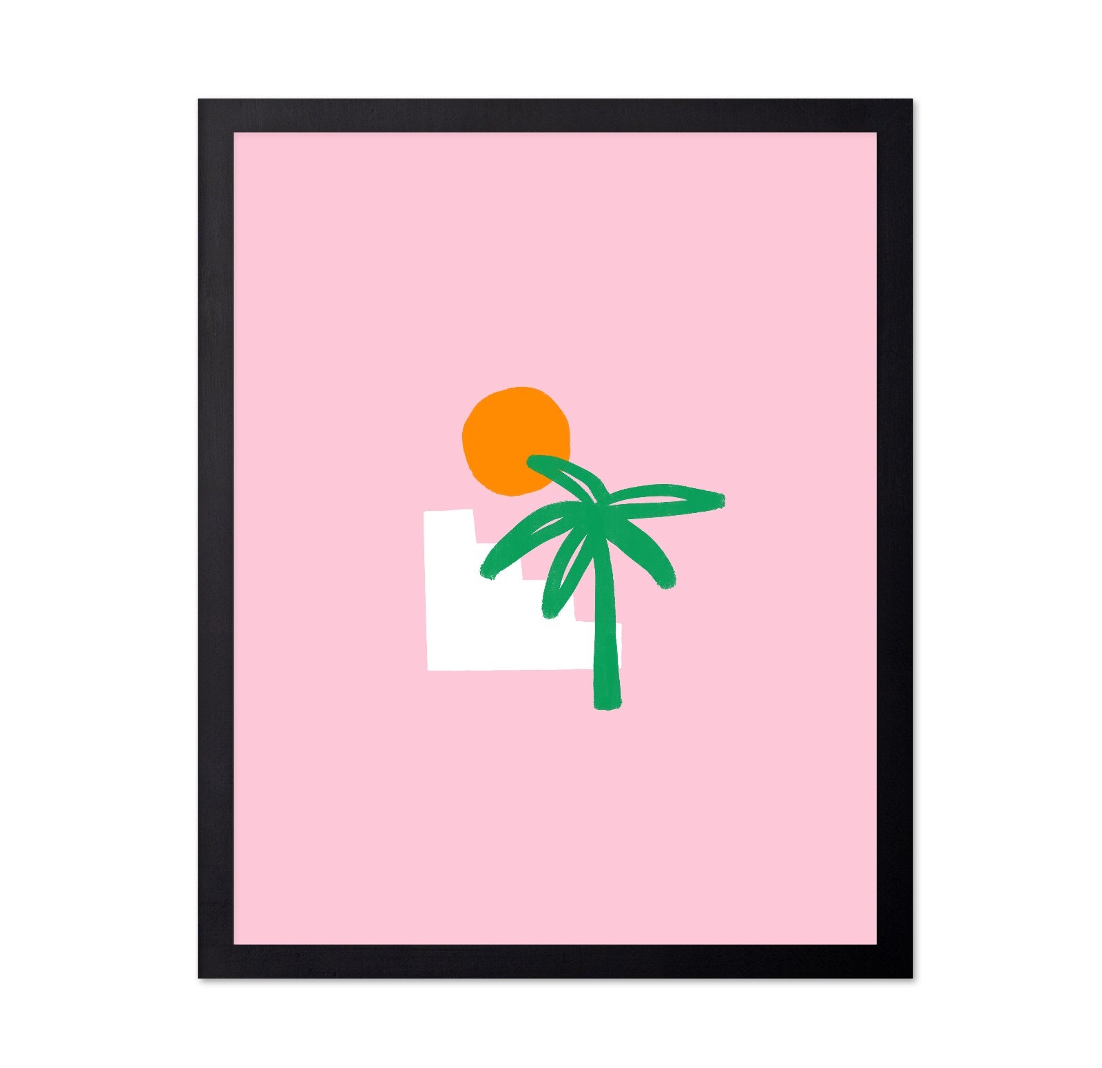 Tropical Palm Scene