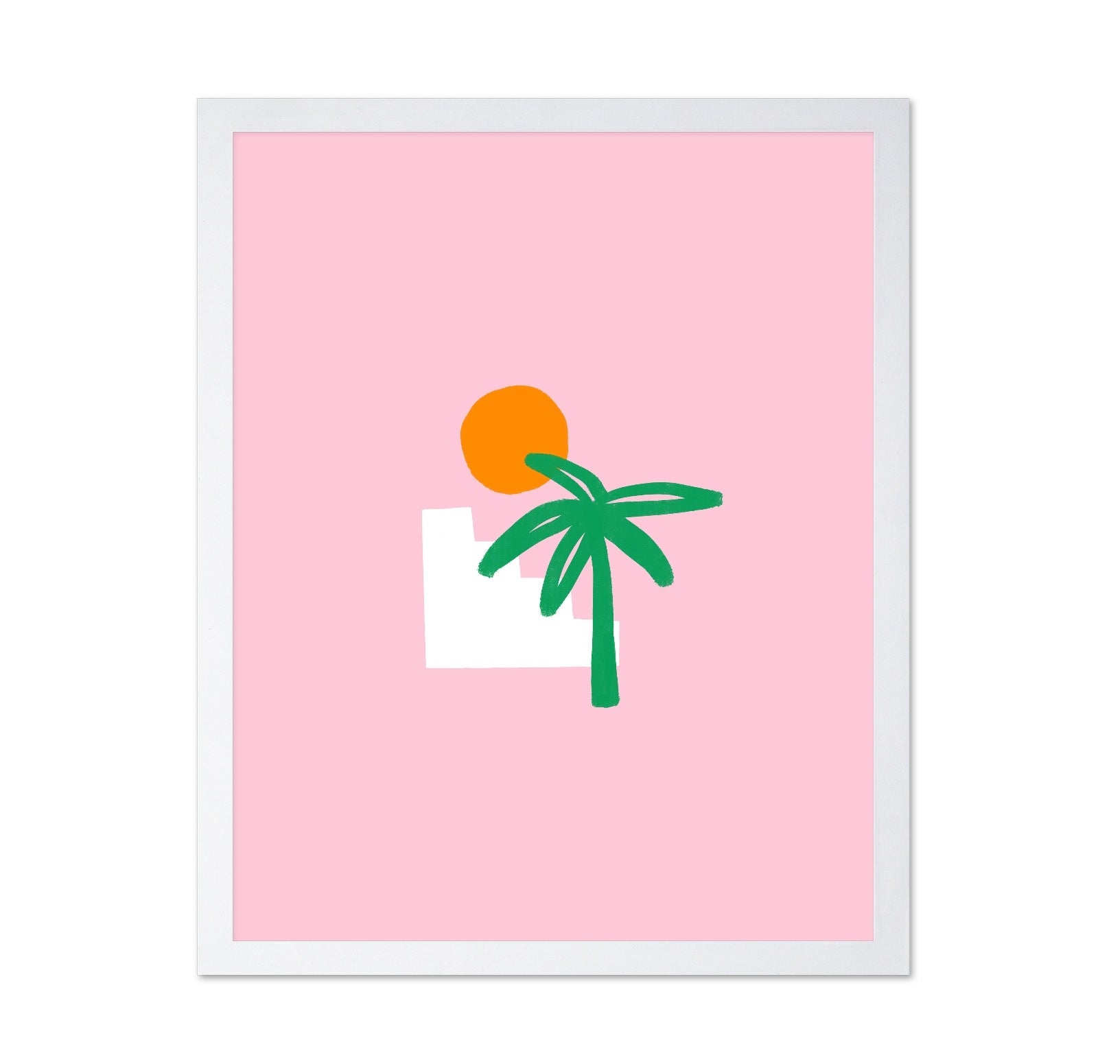 Tropical Palm Scene
