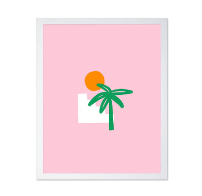 Tropical Palm Scene