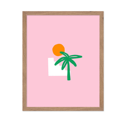 Tropical Palm Scene