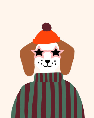 Stylish Cool Dog