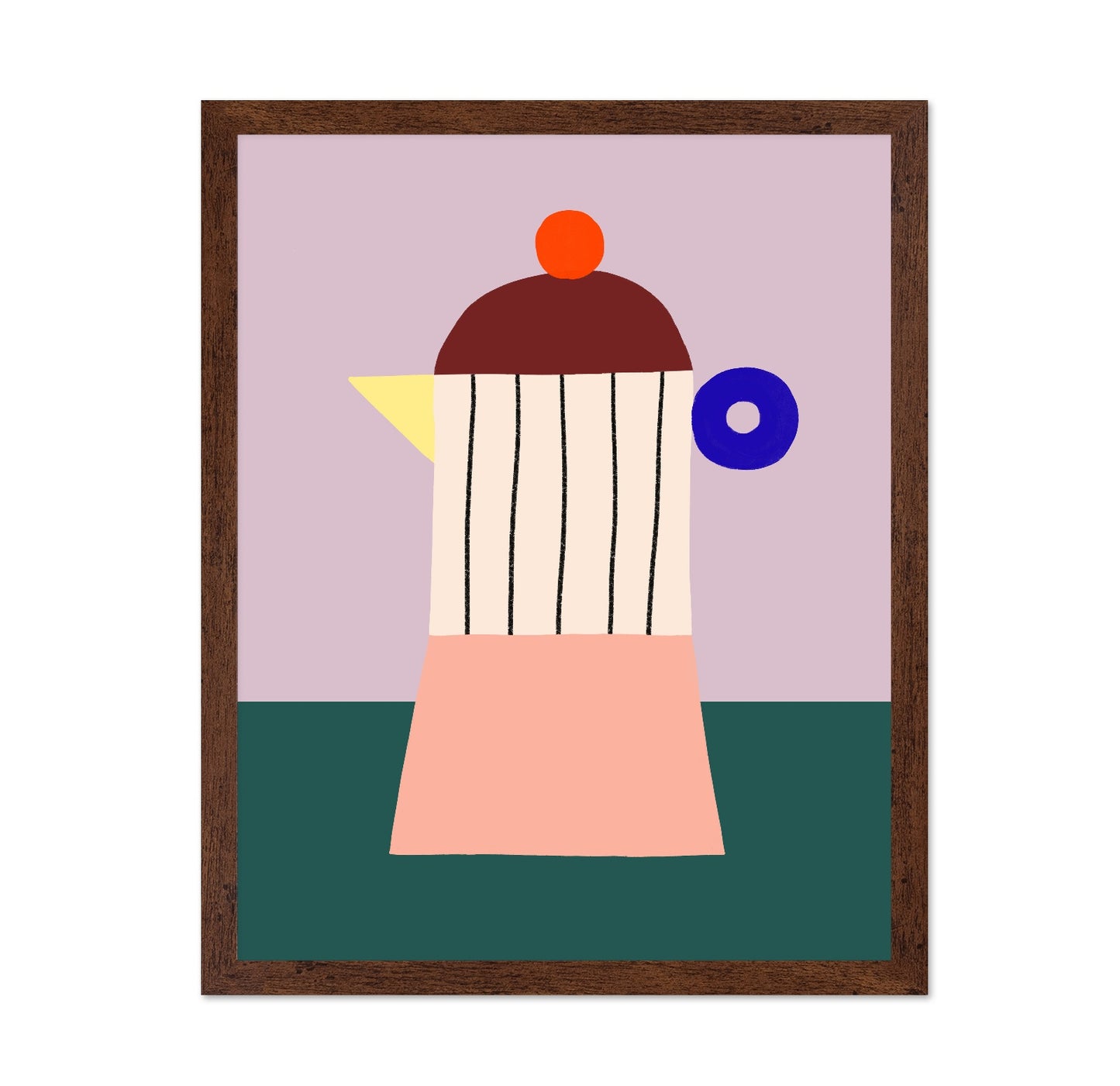Abstract Coffee Pot