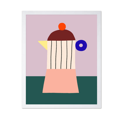 Abstract Coffee Pot