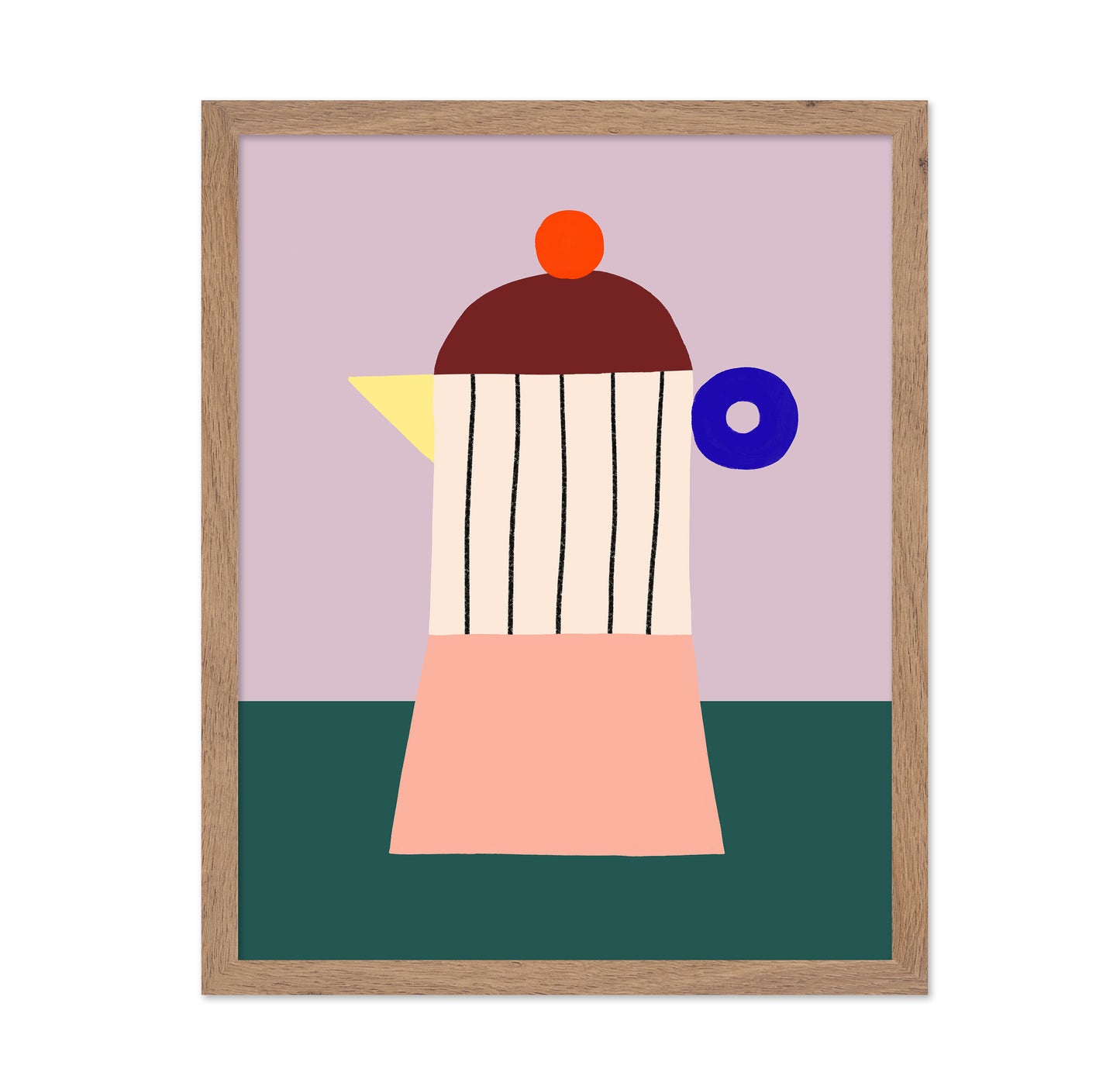 Abstract Coffee Pot