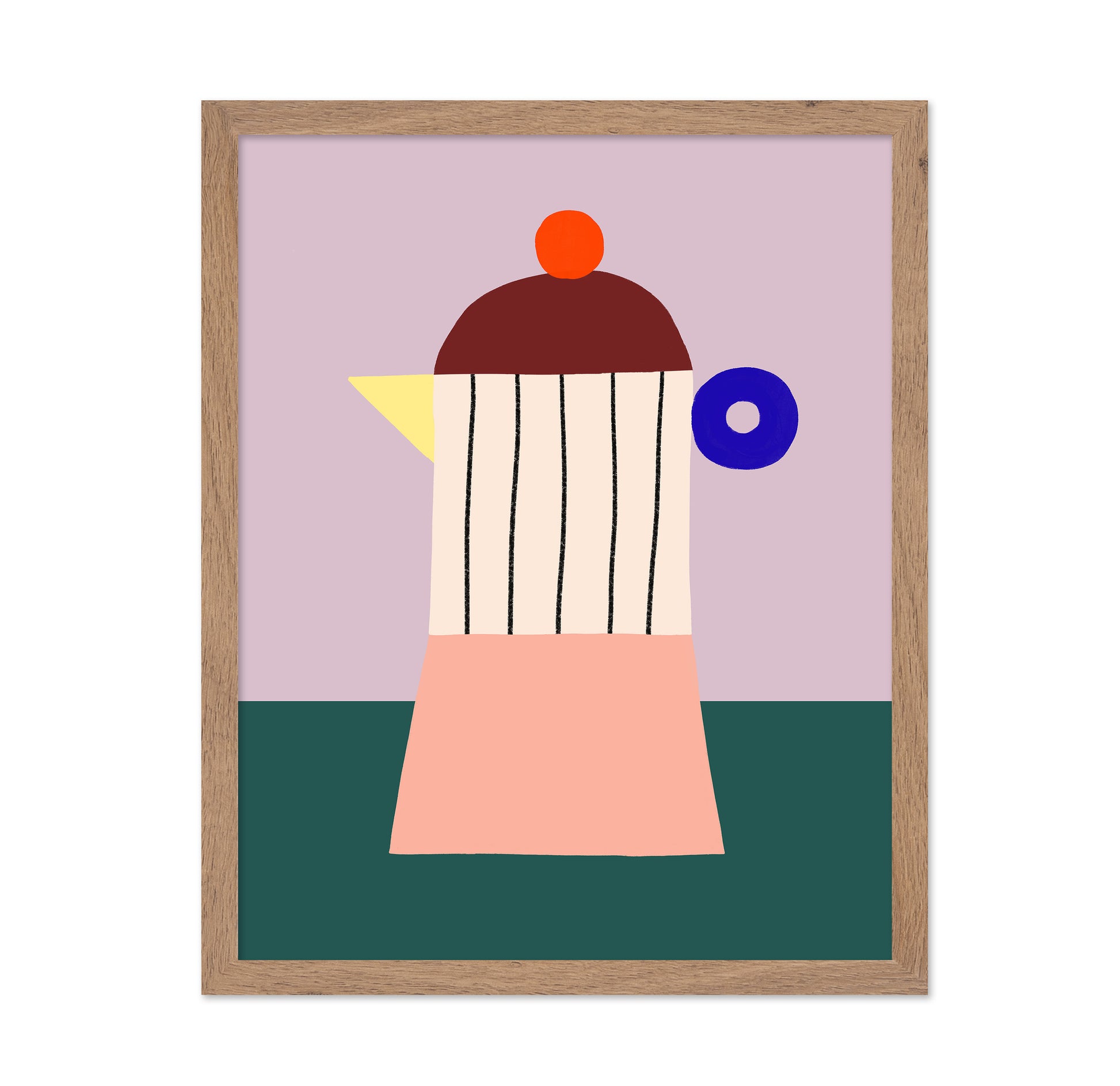 Abstract Coffee Pot