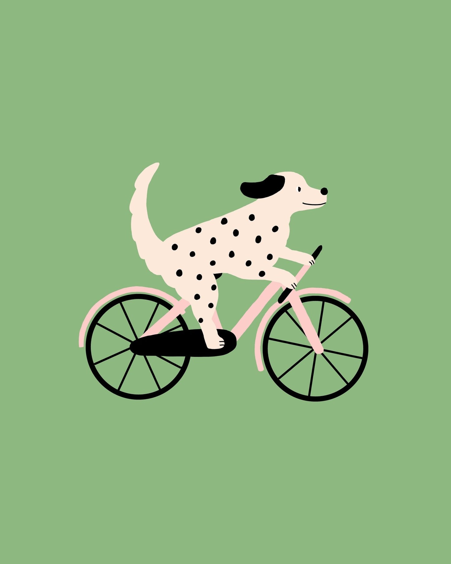 Dog Riding Bicycle