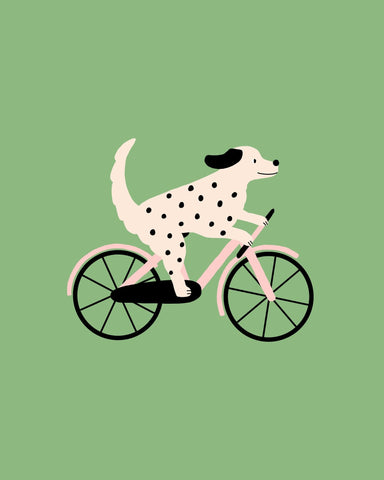 Dog Riding Bicycle