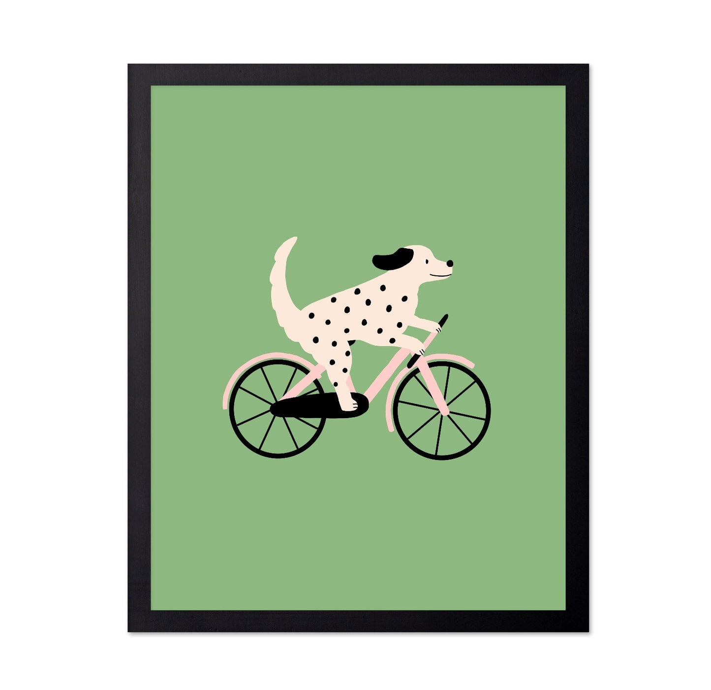 Dog Riding Bicycle