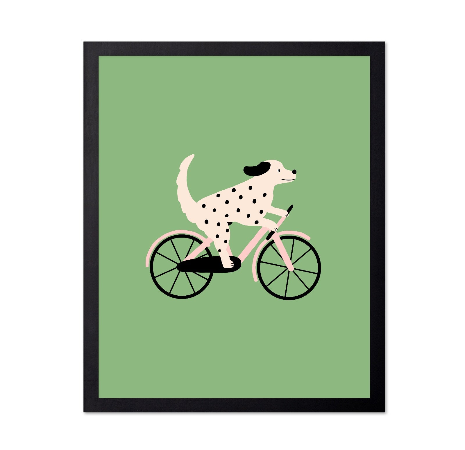 Dog Riding Bicycle