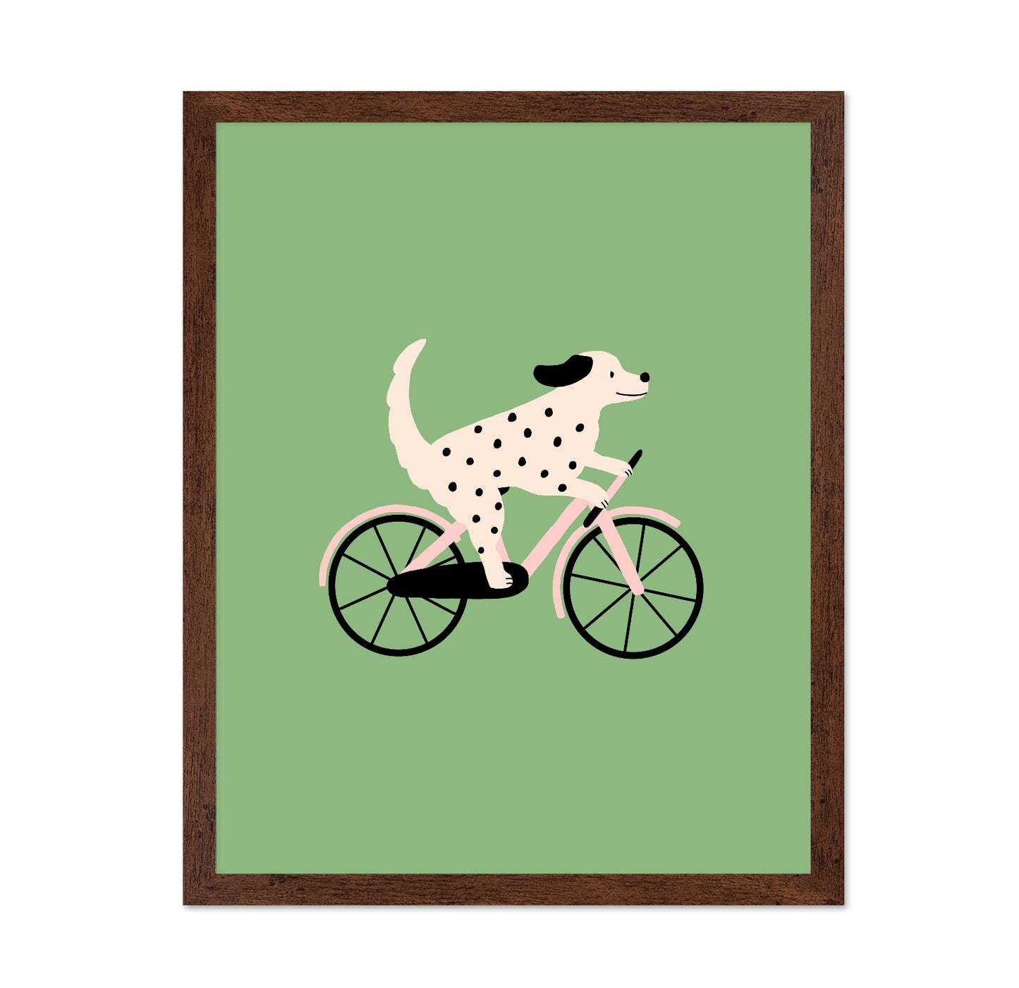 Dog Riding Bicycle