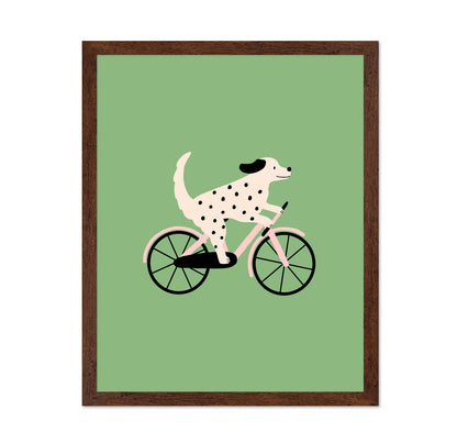 Dog Riding Bicycle