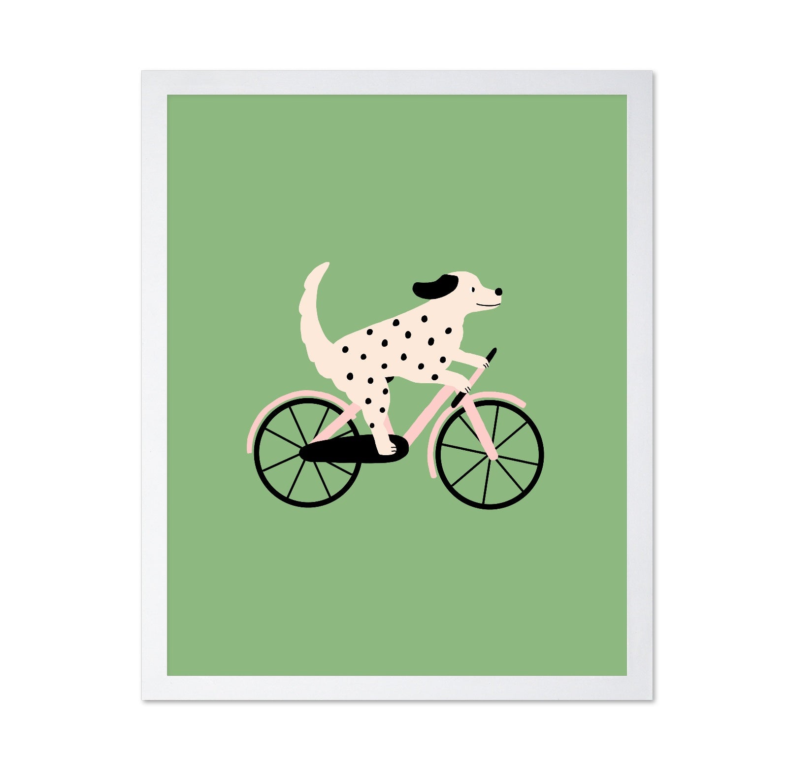 Dog Riding Bicycle