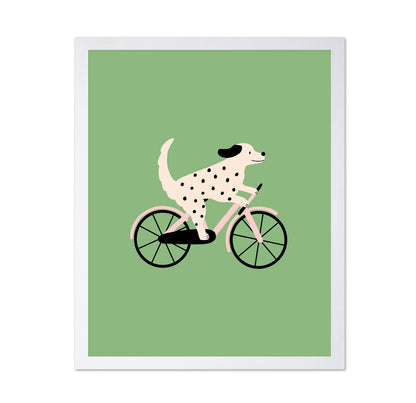 Dog Riding Bicycle