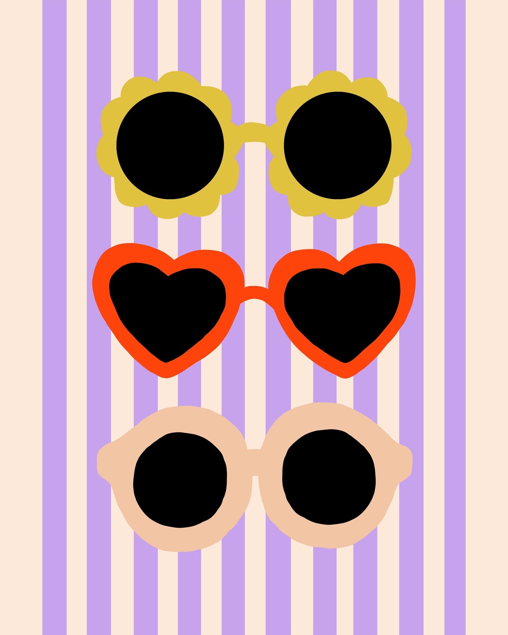 Colorful Sunglasses Set