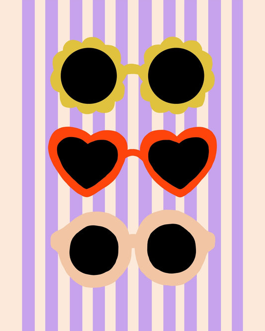 Colorful Sunglasses Set