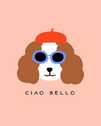 Stylish Dog Portrait
