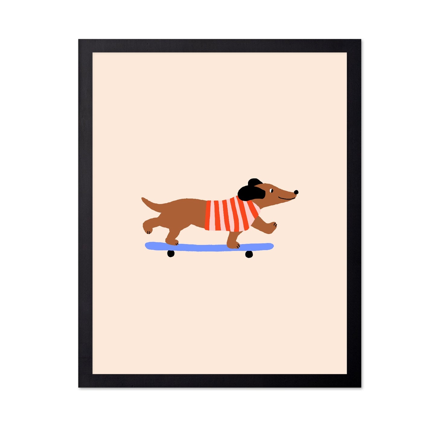 Skating Dachshund