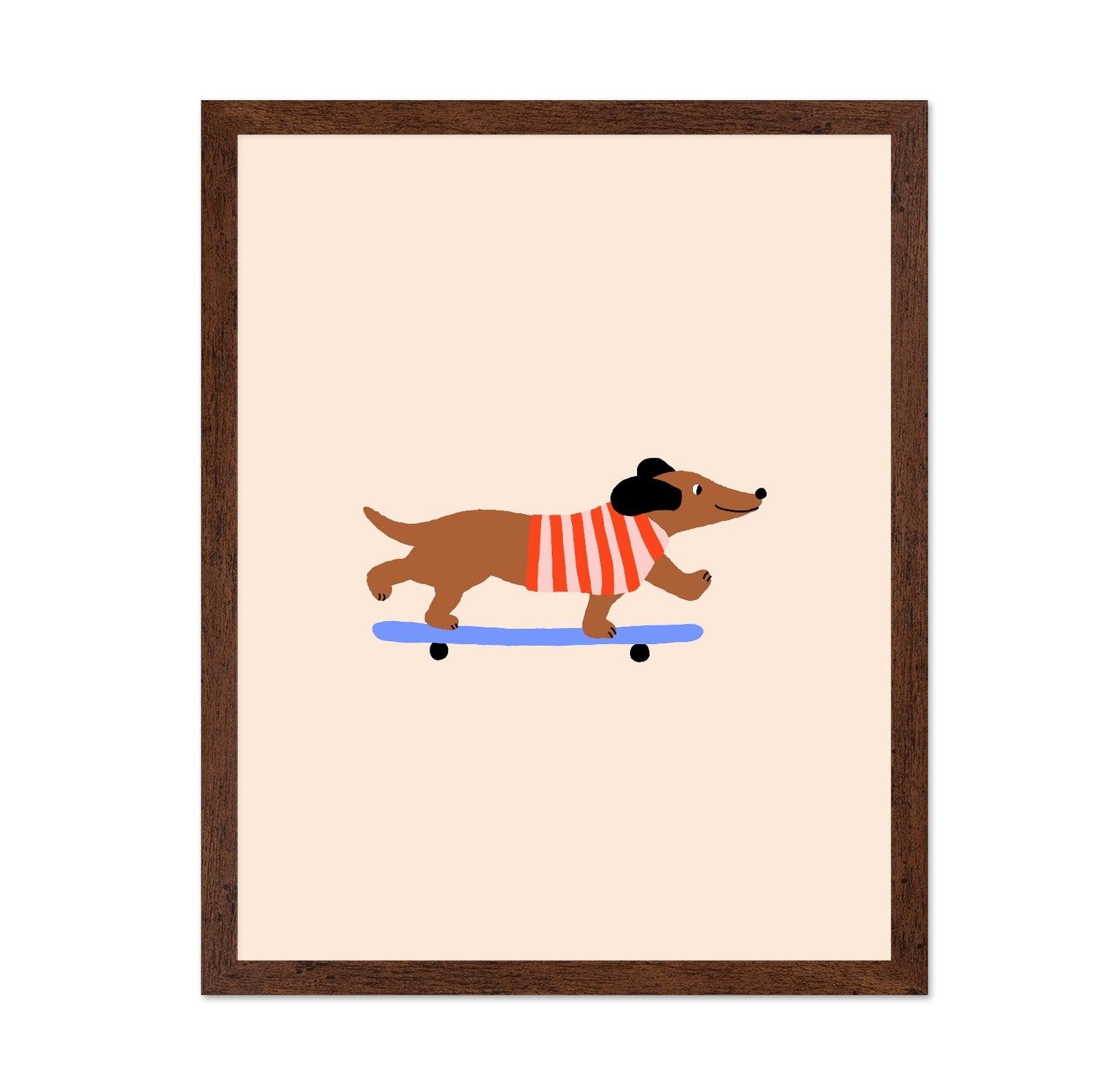 Skating Dachshund