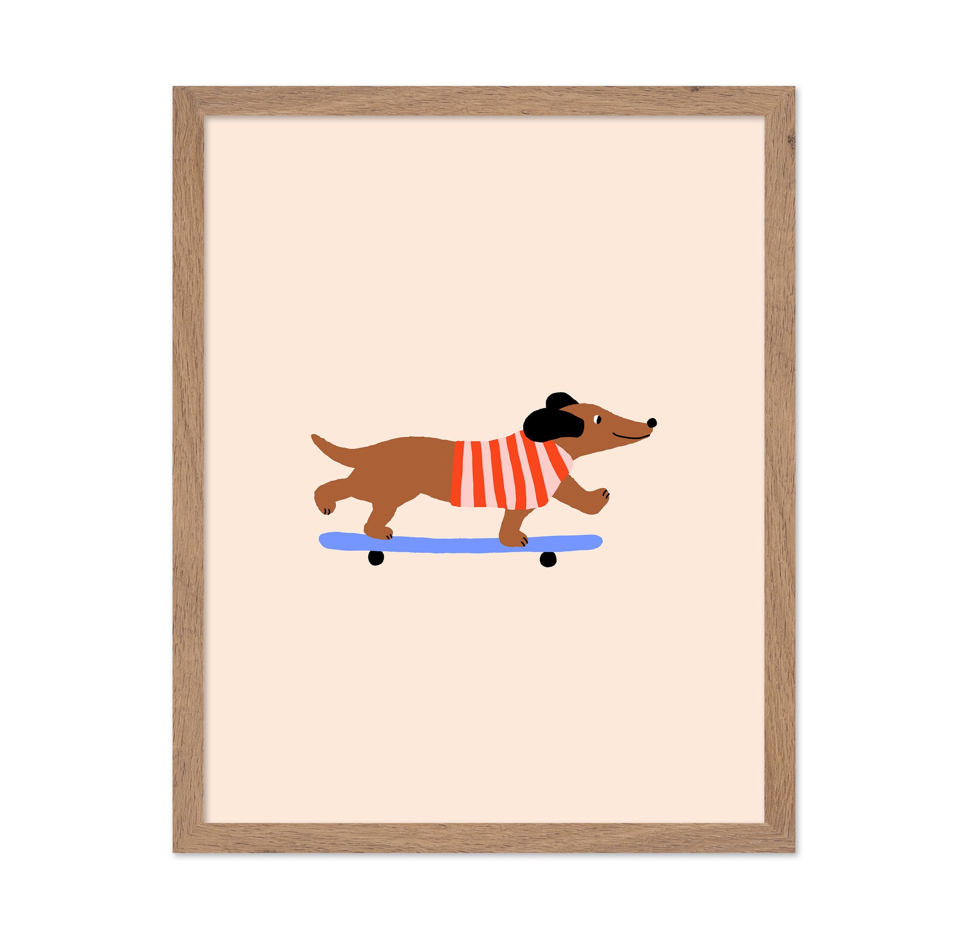 Skating Dachshund