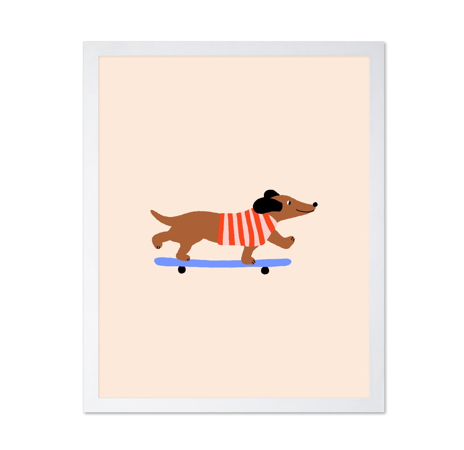 Skating Dachshund