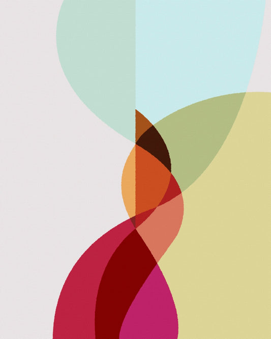 Color Overlap Abstract