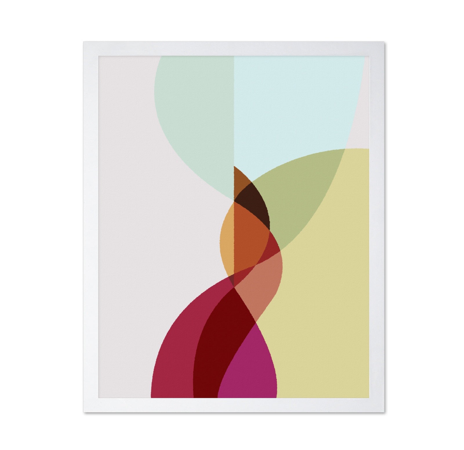 Color Overlap Abstract