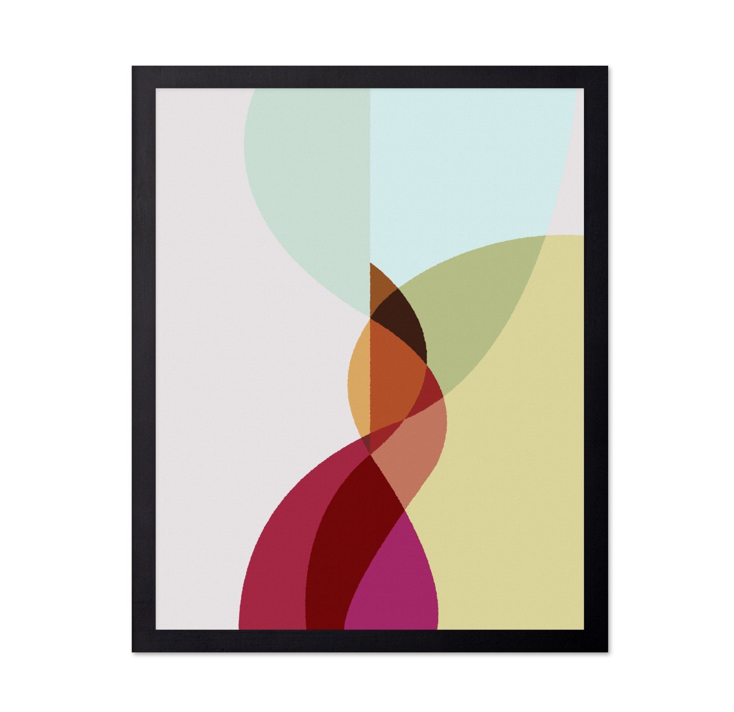 Color Overlap Abstract