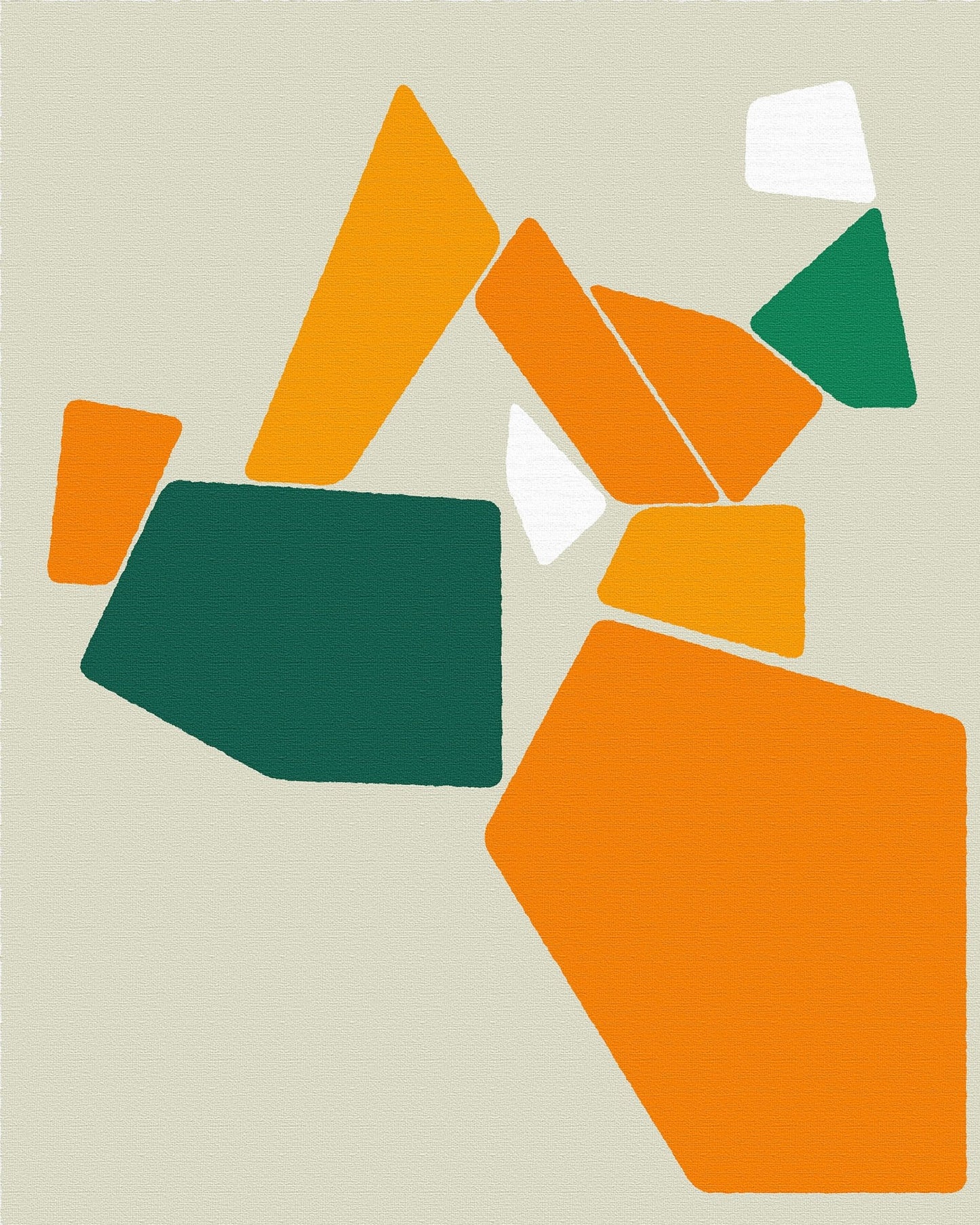 Orange Green Shapes