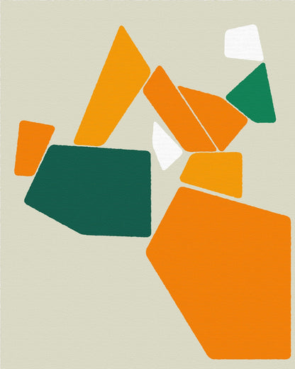 Orange Green Shapes