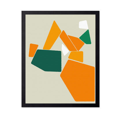 Orange Green Shapes