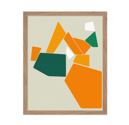 Orange Green Shapes