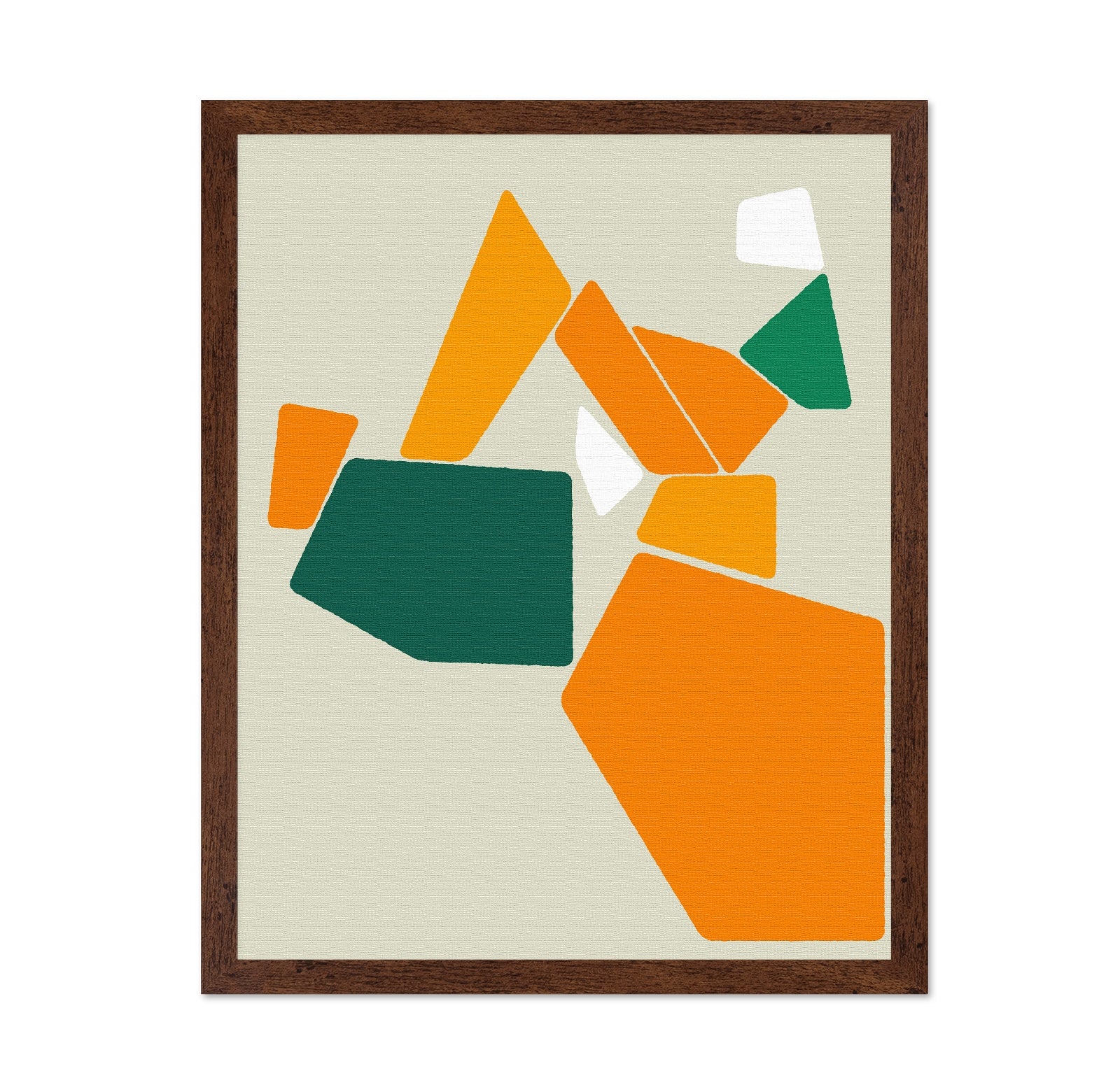 Orange Green Shapes