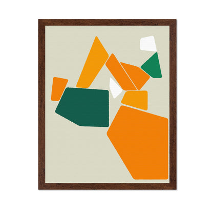 Orange Green Shapes