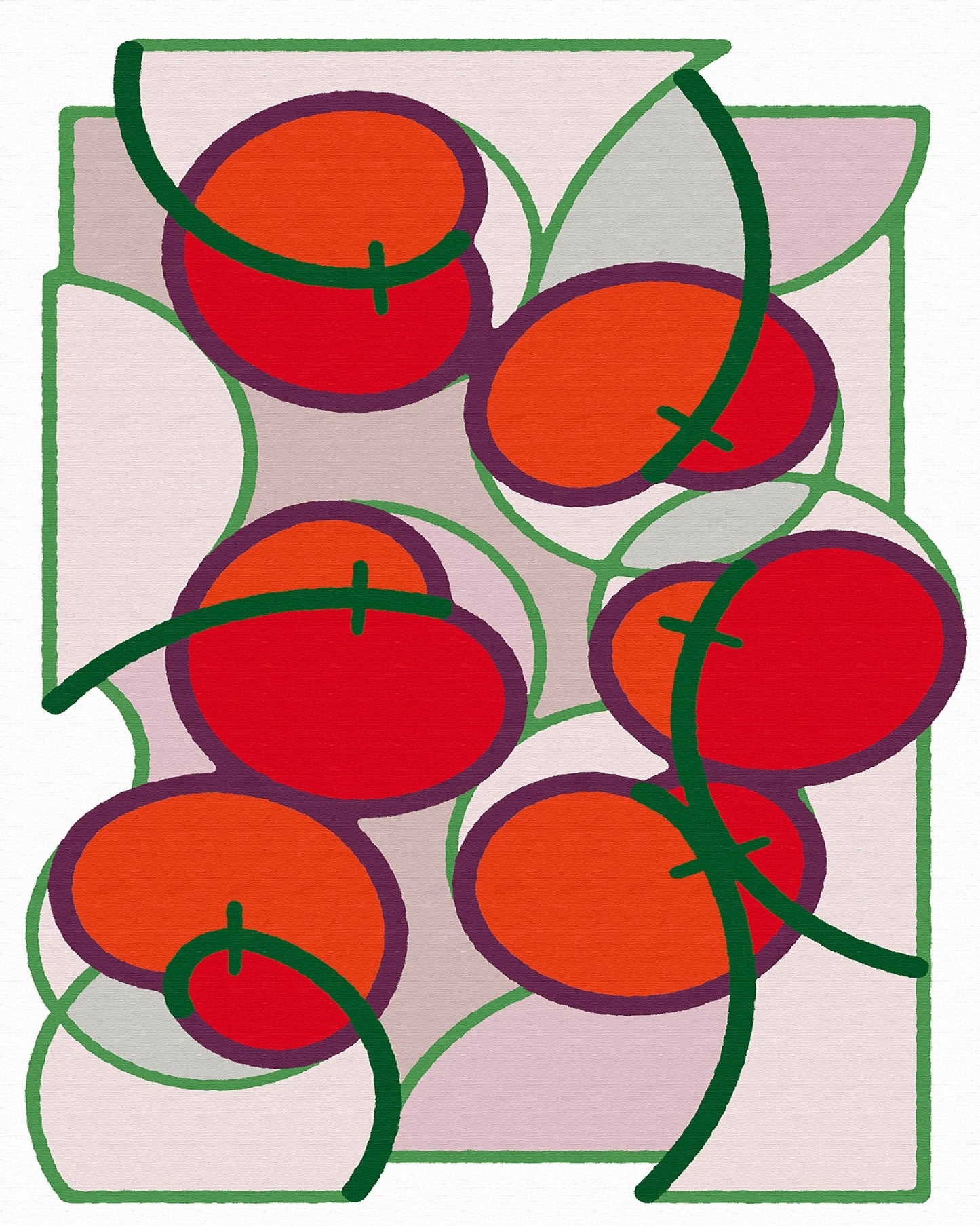 Cherry Pattern Shapes