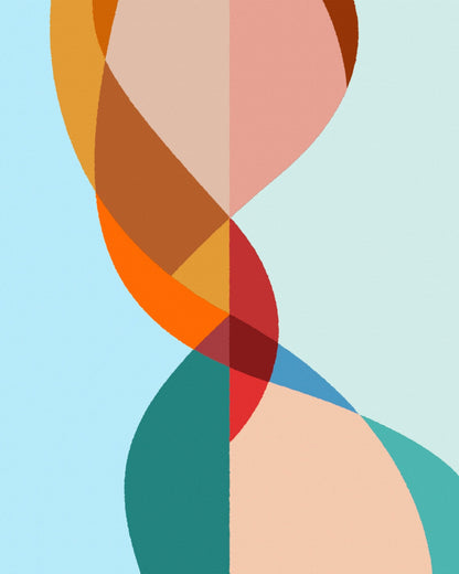 Twisted Color Ribbon