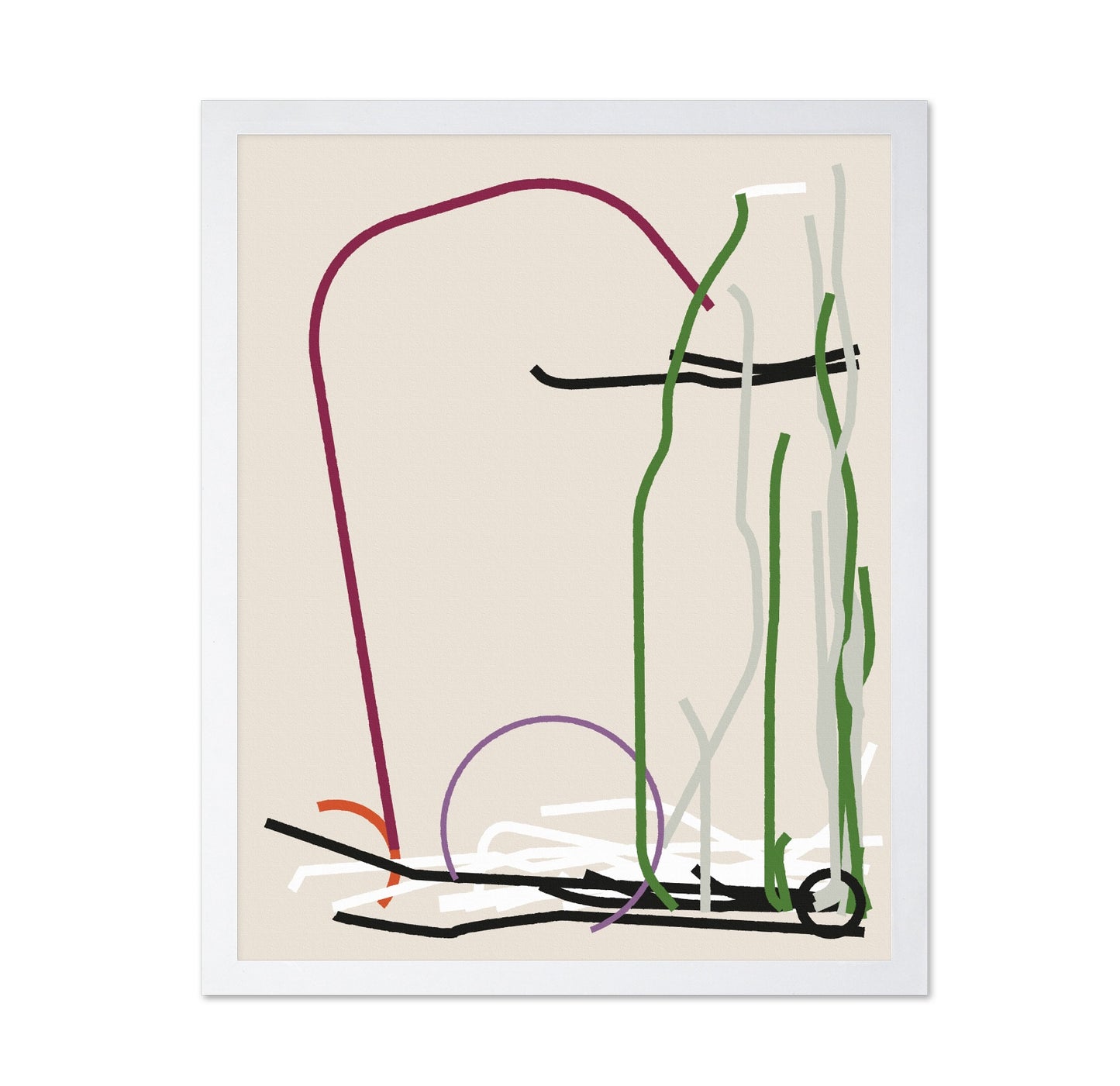 Minimal Line Still Life