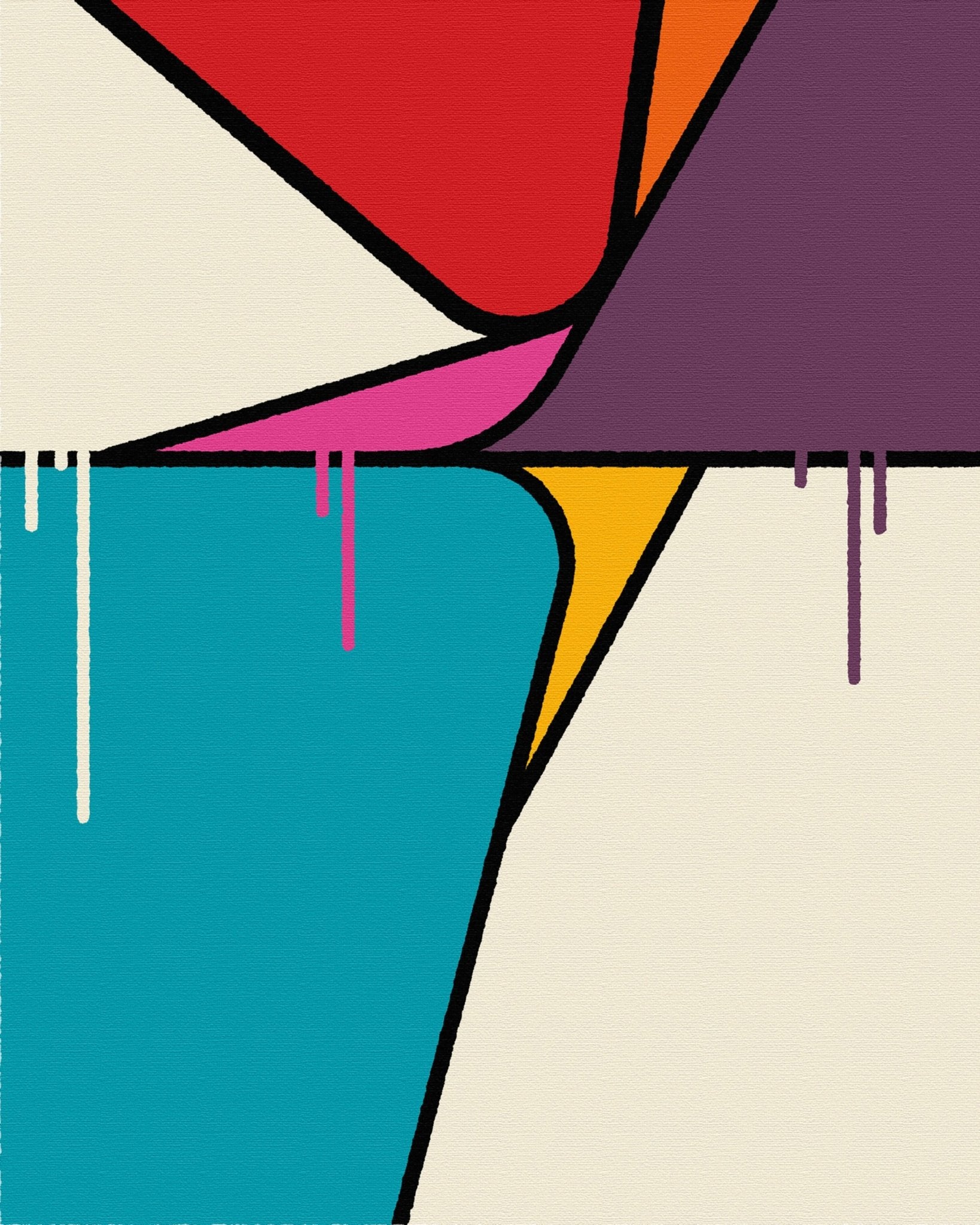 Color Drip Geometry