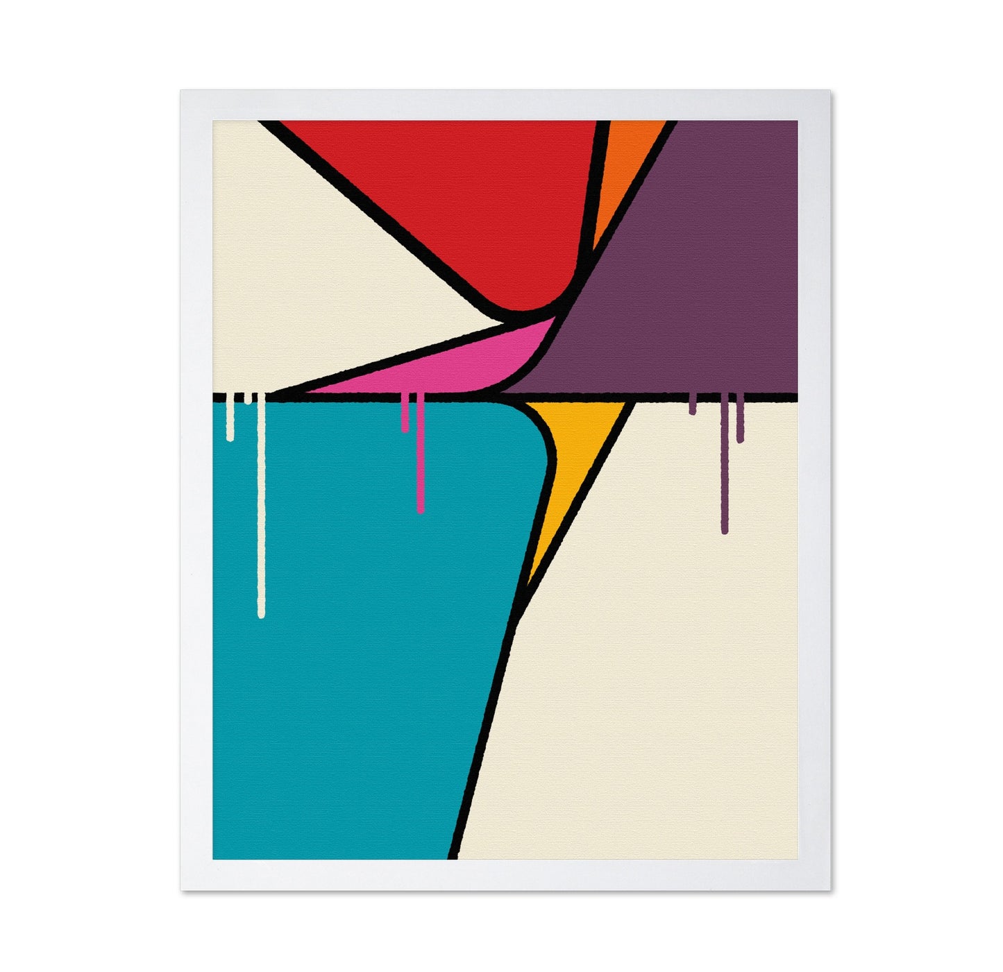 Color Drip Geometry