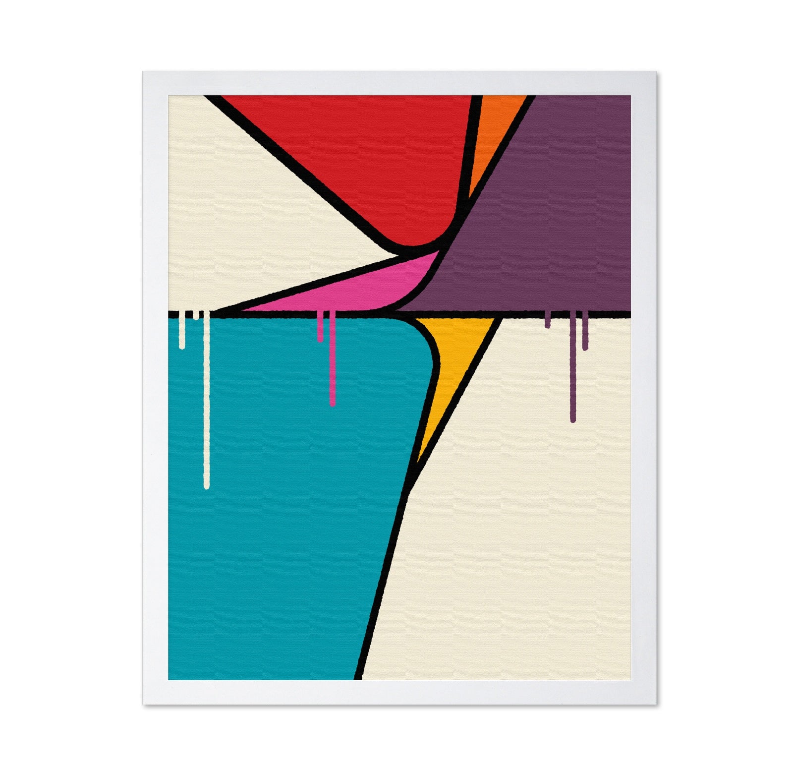 Color Drip Geometry