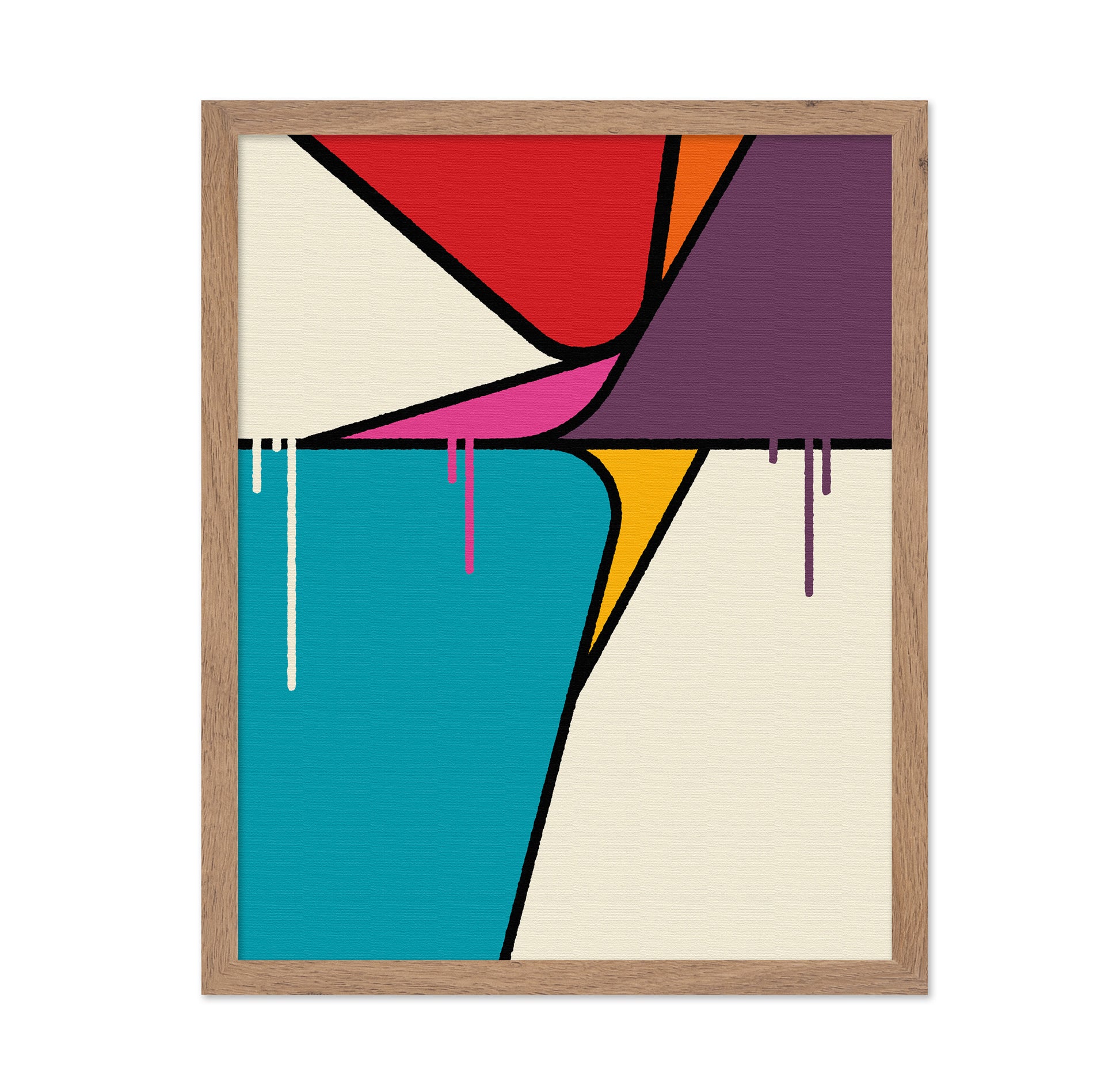 Color Drip Geometry