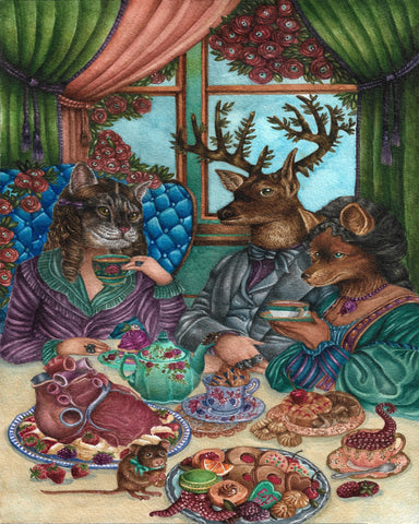 Whimsical Animal Tea