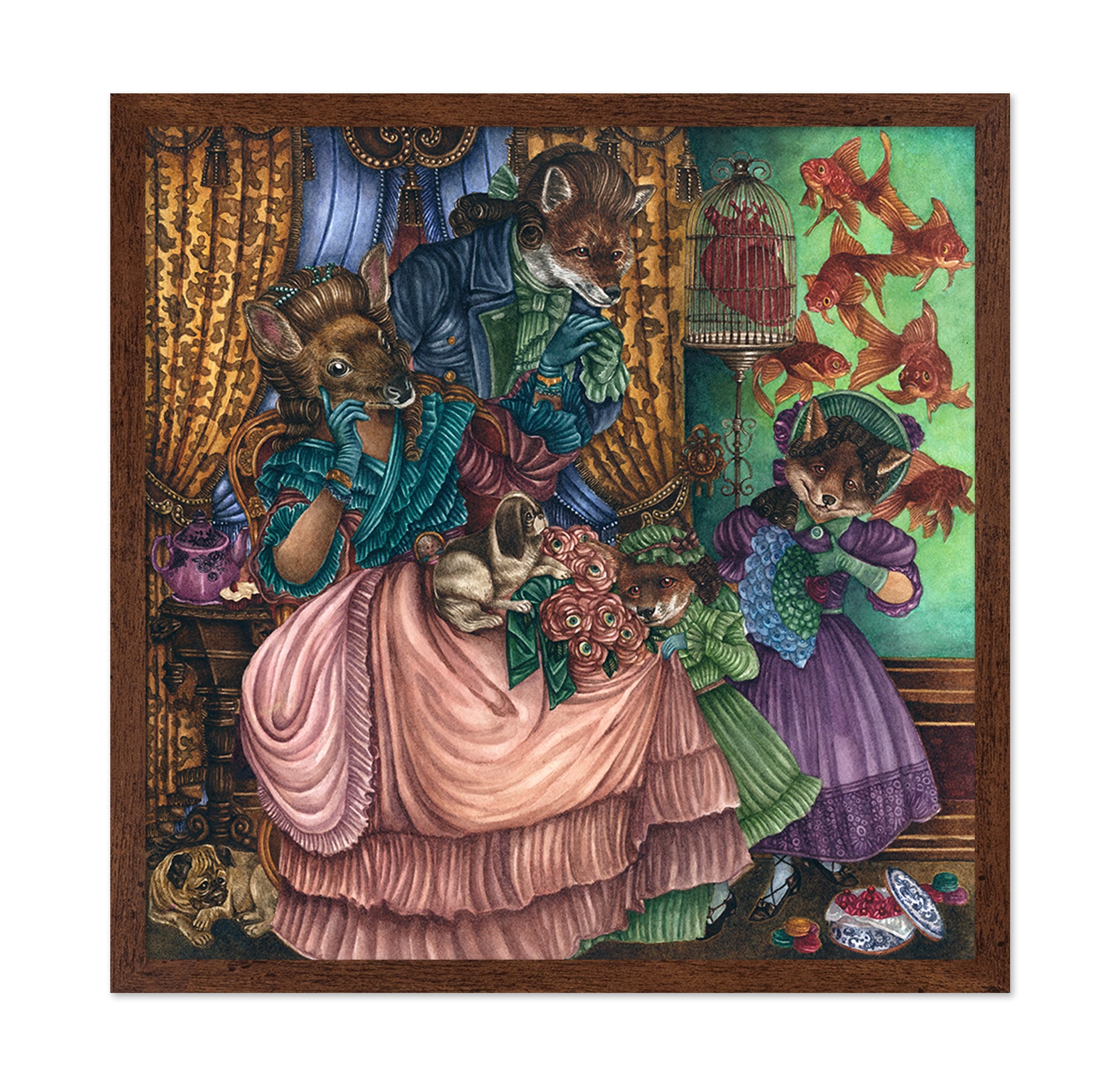 Victorian Animal Family
