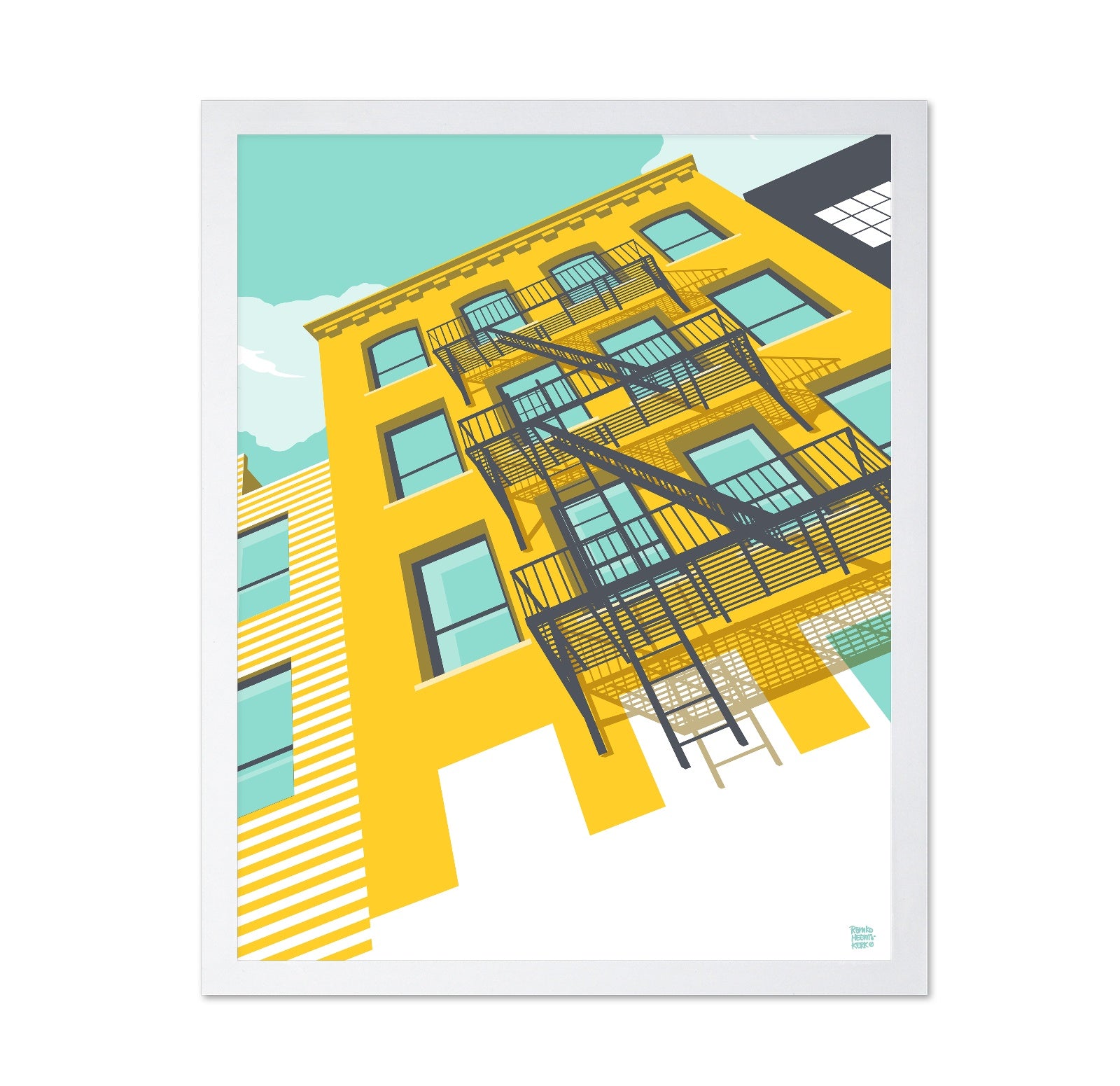 Brooklyn Yellow Walkup