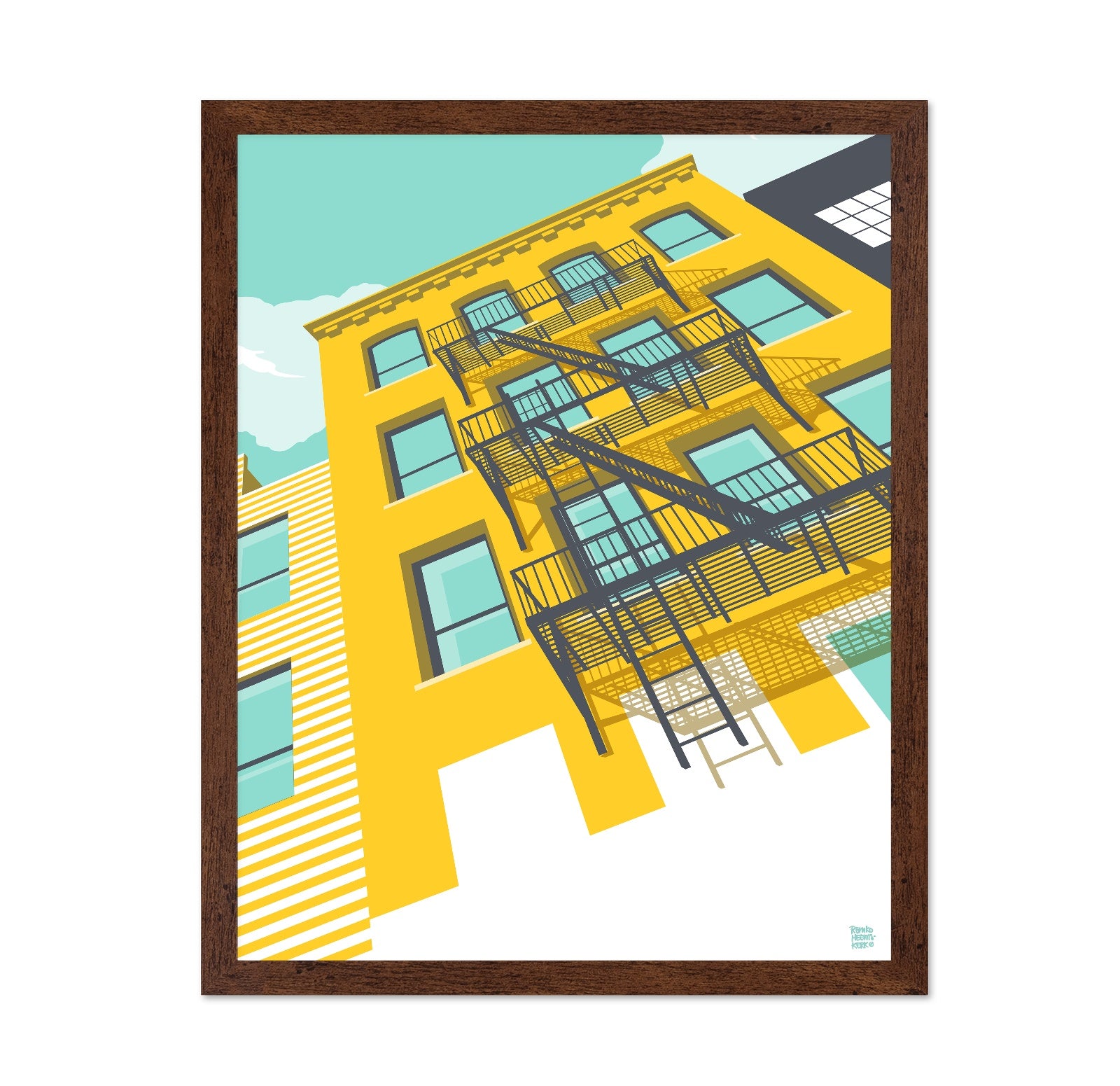Brooklyn Yellow Walkup